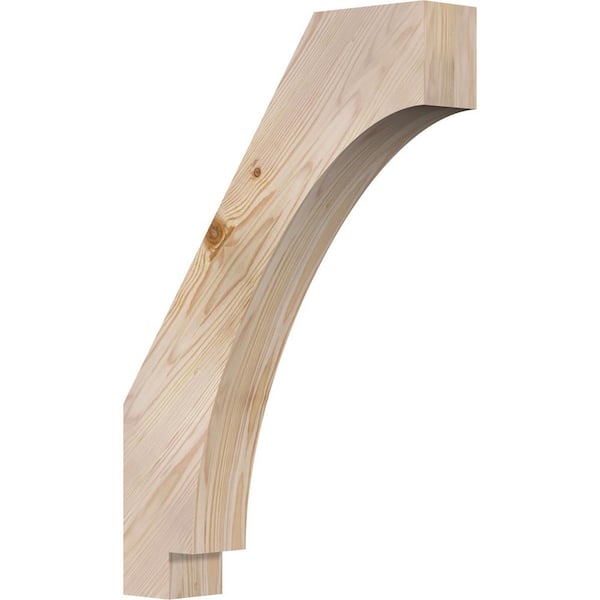 Ekena Millwork 3 1/2"W x 18"D x 26"H Imperial Smooth Knee Brace, Douglas Fir