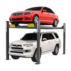 HD-7P 4 Post Car Lift 7000 lbs. Capacity - Narrow-Width with 82 in. Max Rise with 220V Power Unit Included