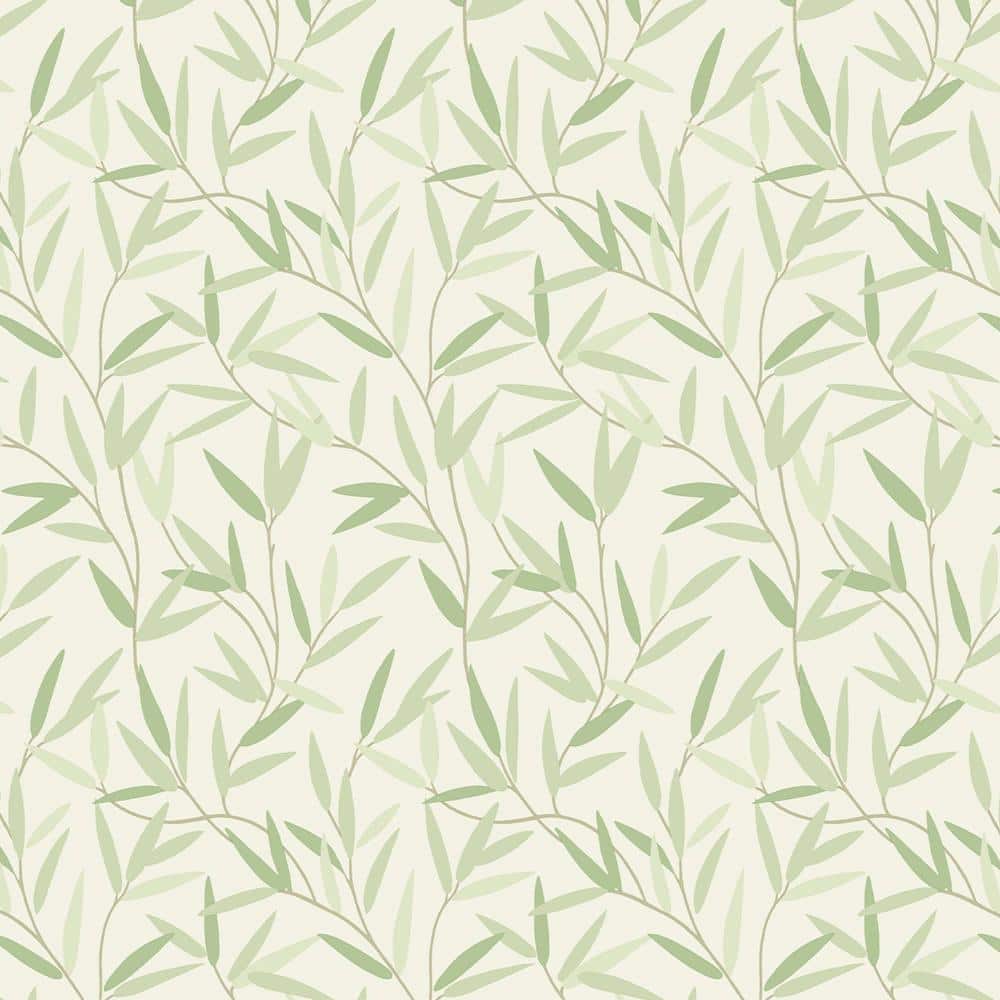 Laura Ashley Willow Leaf Hedgerow Off-White Wallpaper Roll