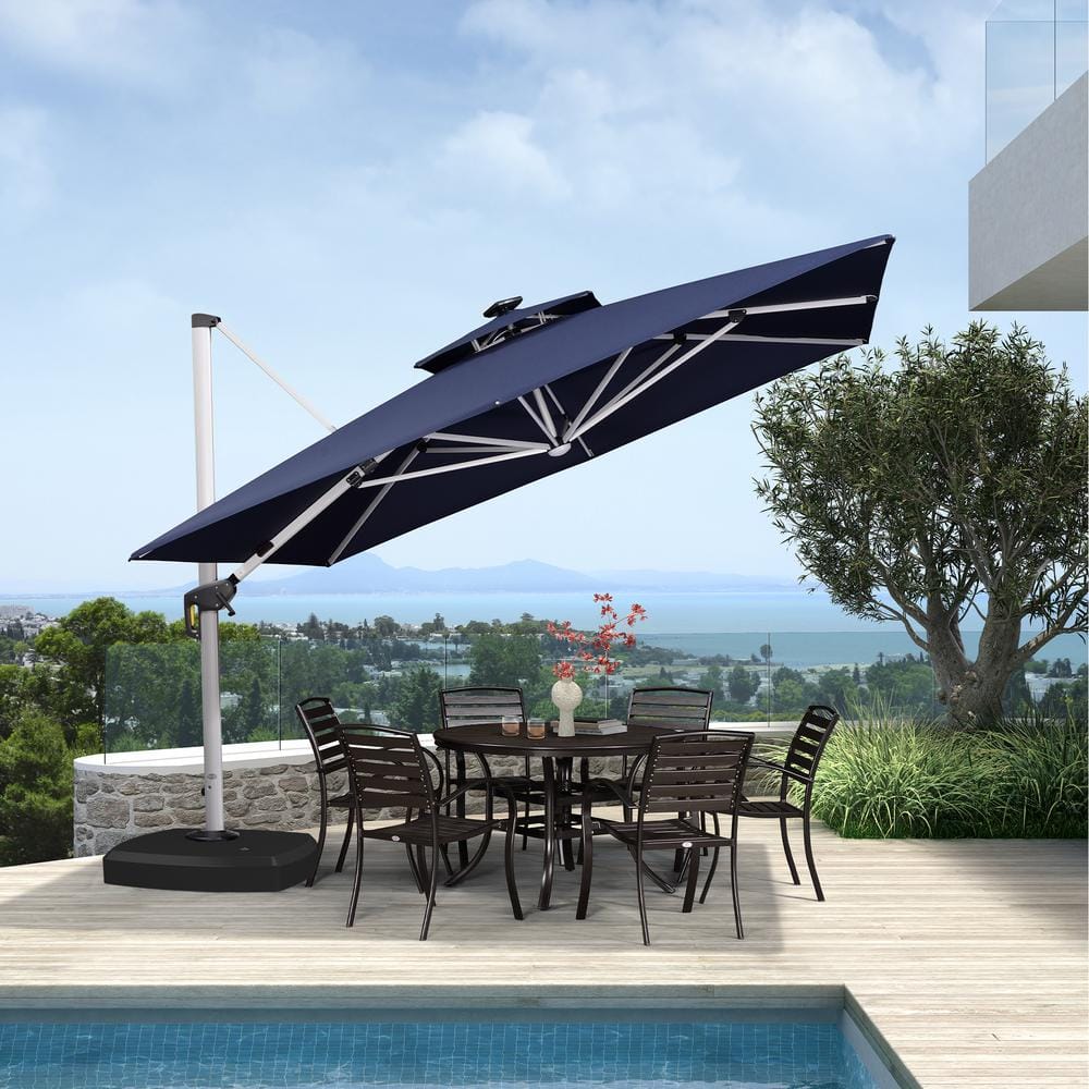 PURPLE LEAF OPEN BOX Patio Umbrella Base With Wheels ZYBASE-8