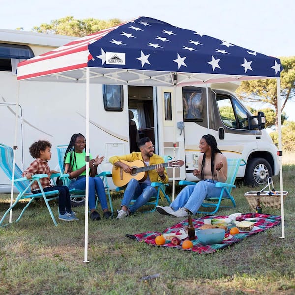 EAGLE PEAK 8 ft. x 8 ft. Straight Leg Instant Canopy Pop Up Tent Sheter