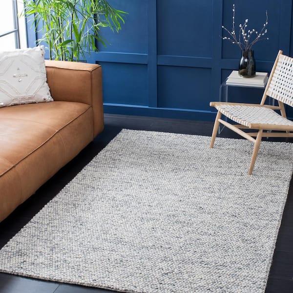 Natura Light Gray/Ivory Doormat 3 ft. x 5 ft. Gradient Area Rug