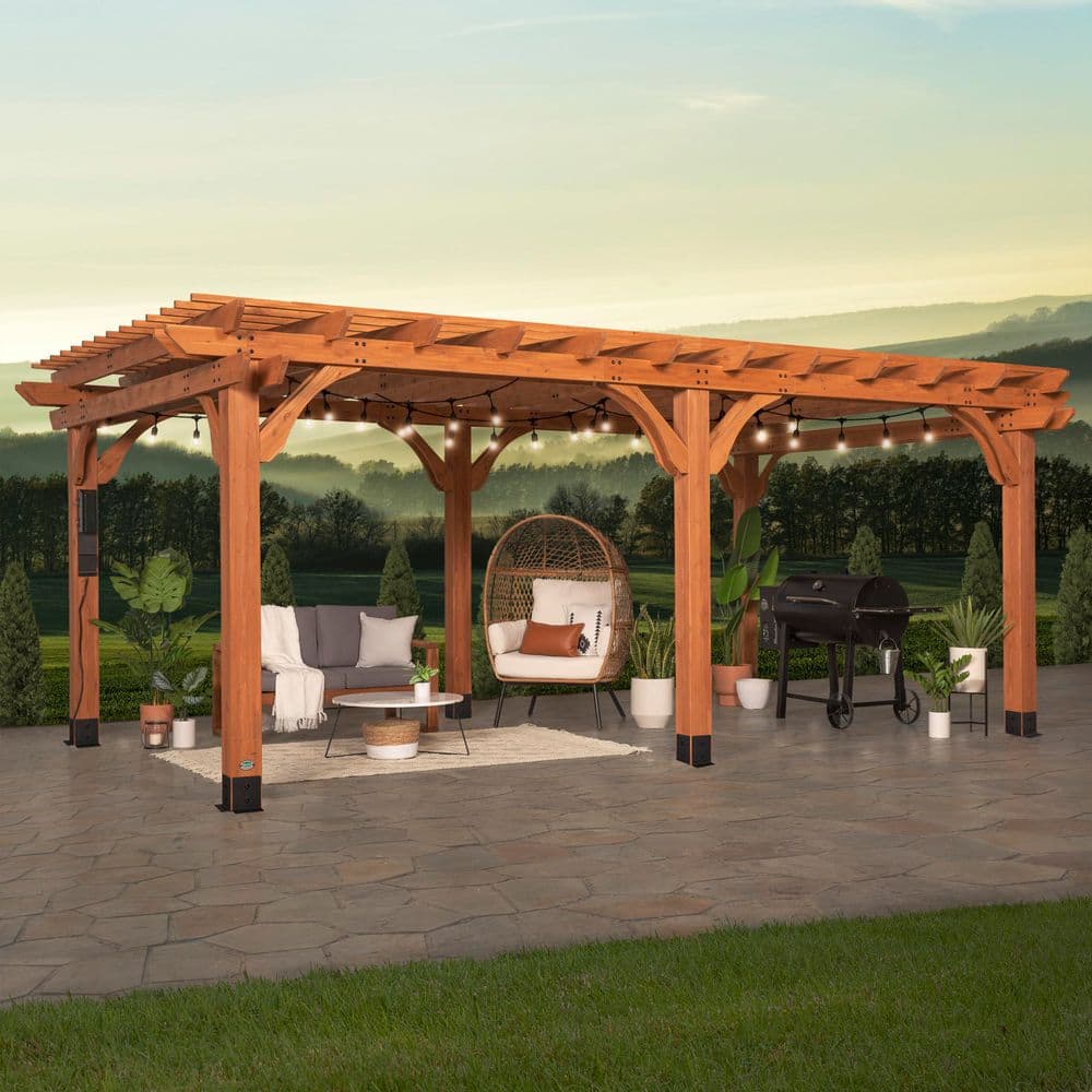 Backyard Discovery Beaumont 20 ft. x 12 ft. Light Brown