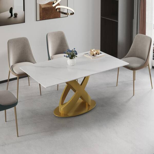 gold dining table 8 seater