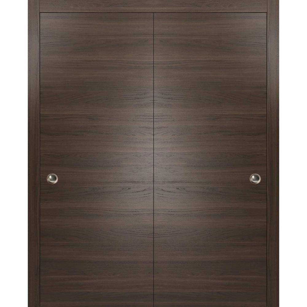Reviews for Sartodoors Planum 0010 36 in. x 84 in. Flush Chocolate Ash