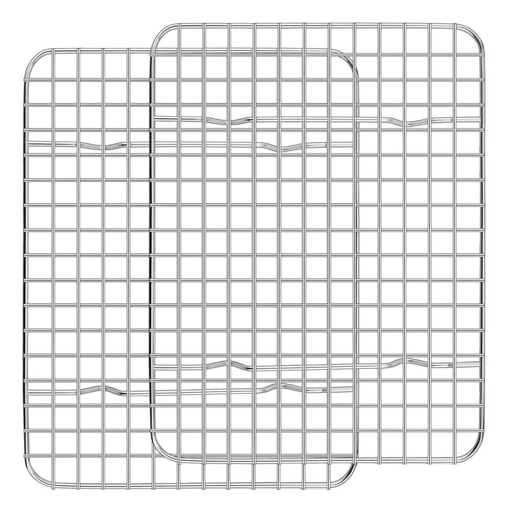 "Stainless Steel Silver 2-Pack Cooling Rack Set for Baking, 12"" x 9"" Oven Racks Fit Quarter Sheet Pan" price history on PriceWatchPro
