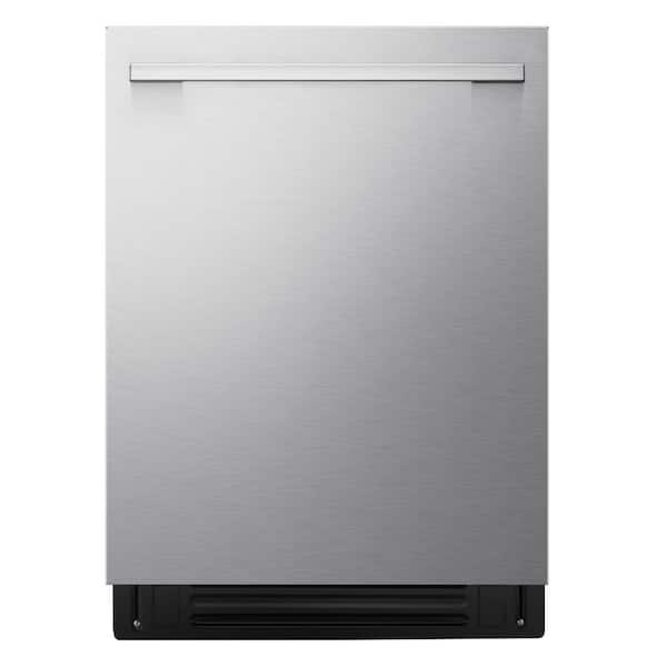 24 in. Printproof Stainless Steel FlushFit Smart Top Control Dishwasher with 1-Hour Wash & Dry Cycle