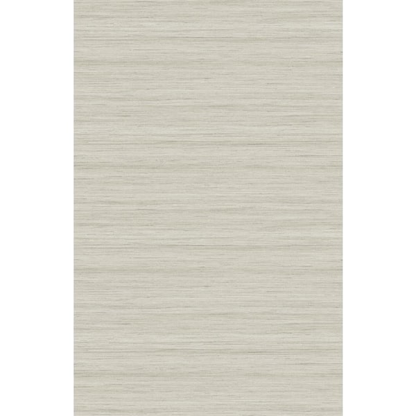 Seabrook Designs 60.75 sq. ft. Maize Shantung Silk Embossed Vinyl Unpasted Wallpaper Roll