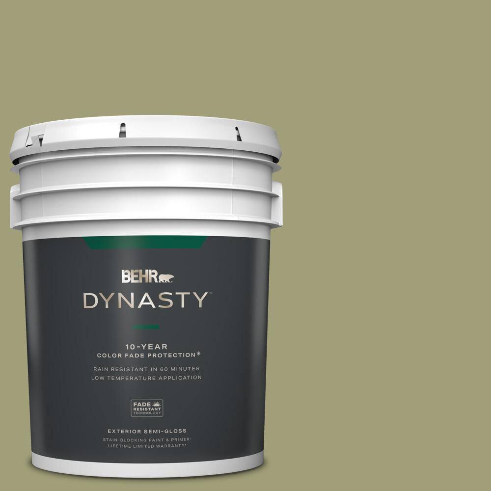 BEHR DYNASTY 5 gal. MQ657 Bermuda Grass SemiGloss Enamel Exterior