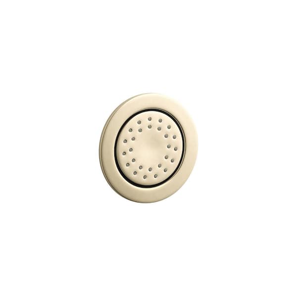 KOHLER WaterTile Round 27-Nozzle 2.0 GPM Body Spray in Vibrant French Gold