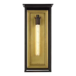 Freeport Extra Large 1-Light Heritage Copper Hardwired Outdoor Wall Lantern