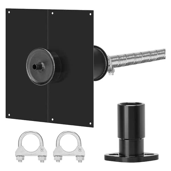 Lukyamzn Generator Exhaust Rectangular Extension Silencer Kit Safely Vent Exhaust and Reduce Noise By 40% Compatible with Firman
