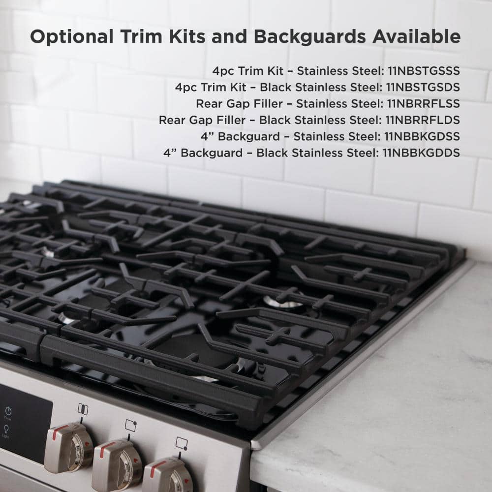 Frigidaire 30" Stainless Steel Convection Gas Range with Griddle