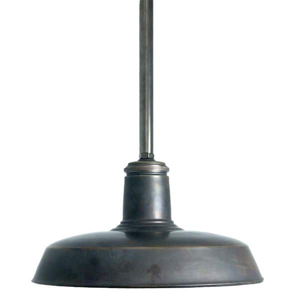 Home Decorators Collection 1-Light Weathered Bronze Pendant