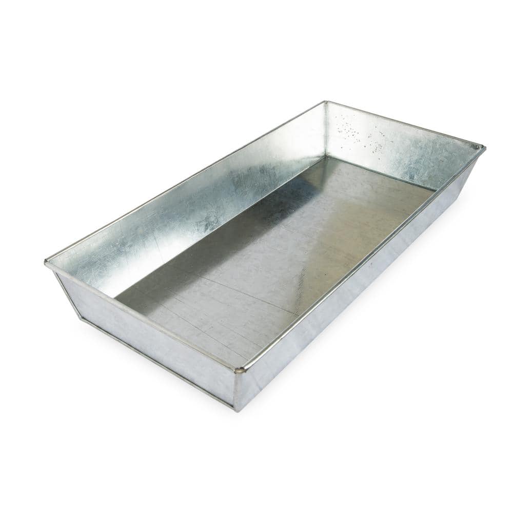Antique Galvanized Steel Rectangular Herb & Plant Tray - 20in