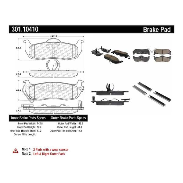 Centric Parts Disc Brake Pad Set