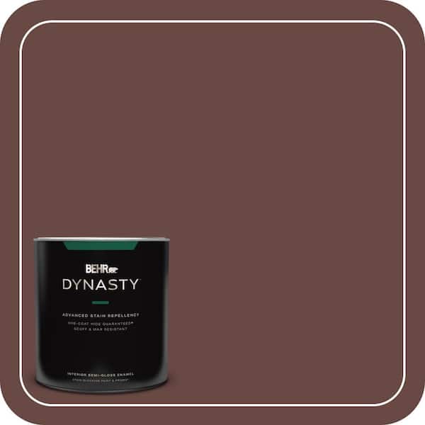 BEHR DYNASTY 1 qt. #700B-7 Wild Manzanita Semi-Gloss Enamel Interior Stain-Blocking Paint & Primer