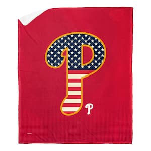 MLB Phillies Celebrate Series Silk Touch Sherpa Multicolor Throw