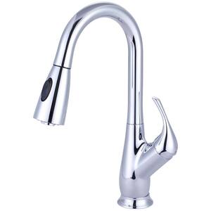 KOHLER Trielle Single-Handle Pull-Down Sprayer Kitchen Faucet in Chrome ...