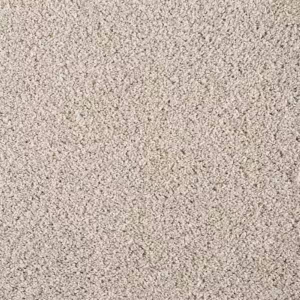 8 in. x 8 in. Texture Carpet Sample-Rockaway III-Color Misty Gray