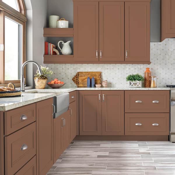 1 gal. #AE-11 Rusty Wire Satin Enamel Interior/Exterior Cabinet, Door & Trim Paint