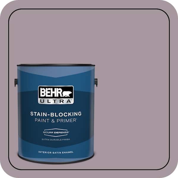 BEHR ULTRA 1 gal. #N110-3 Fig Preserves Extra Durable Satin Enamel Interior Paint & Primer
