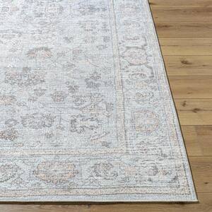 Olympic Light Blue Traditional 2 ft. x 4 ft. Indoor Area Rug