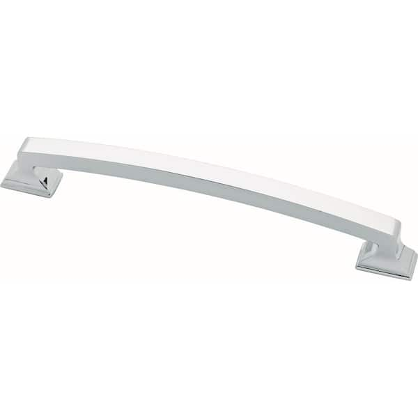 Liberty Classic Edge 6-5/16 in. (160 mm) Polished Chrome Cabinet Drawer Pull