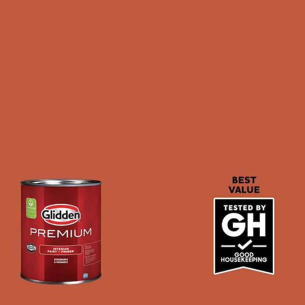 Glidden Premium 1 qt. PPG1192-7 Tabasco Eggshell Interior Latex Paint