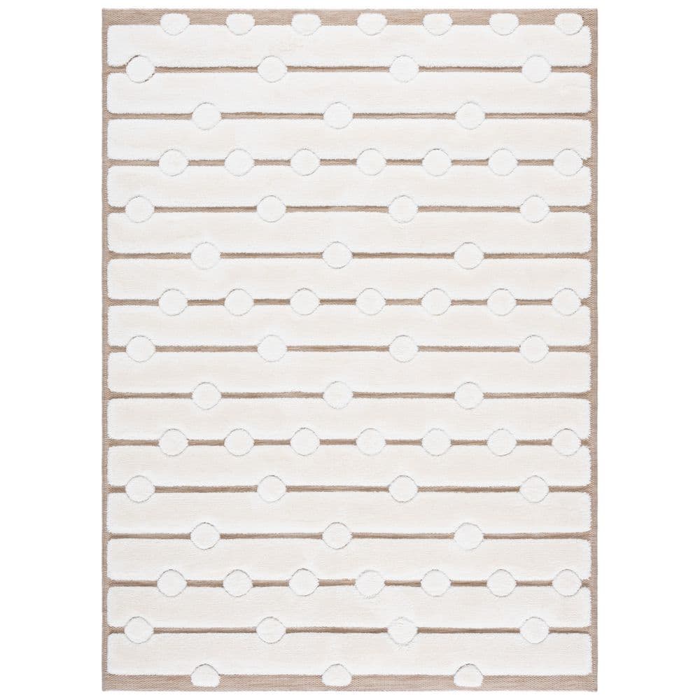 Celebrity 8 ft. x 10 ft. Ivory/Beige Dashed Lines Area Rug price history on PriceWatchPro