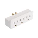 2 to 3-Prong Triple Outlet Adapter