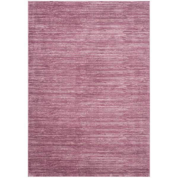 Vision Grape 5 ft. x 8 ft. Solid Area Rug