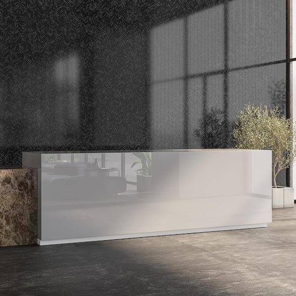 Nero Marquina Black 11.02 in. x 11.61 in. Polished Marble Floor and Wall Mosaic Tile (0.89 sq. ft./Each)