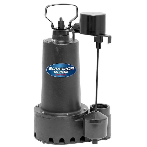 Superior Pump 1/2 HP Submersible Cast Iron Sump Pump