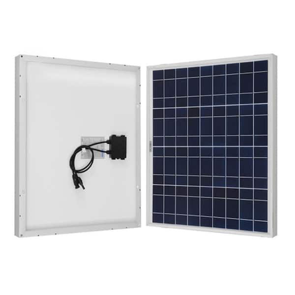 Renogy 50-Watt Polycrystalline Solar Panel for RV's, Boats and 12-Volt Solar System, Back-Up System