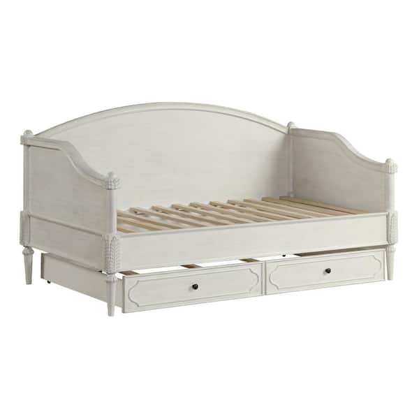 Acme Furniture Lucien Antique White Full Daybed with 13 Slats Included