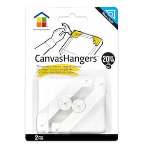 Place and Push Canvas Hangers