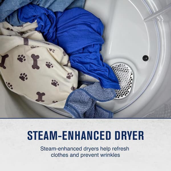 Maytag 7.0 cu. ft. Vented Top Load Gas Dryer in White with Pet Pro