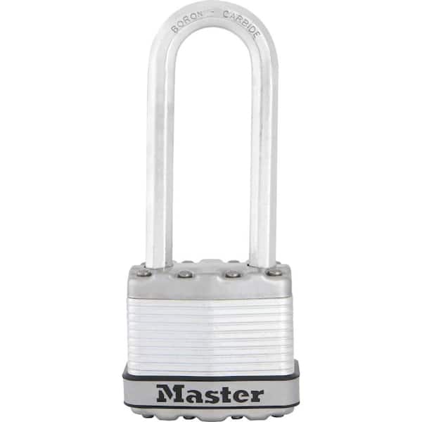Heavy Duty Outdoor Padlock with Key, 1-3/4 in. Wide, 2-1/2 in. Shackle
