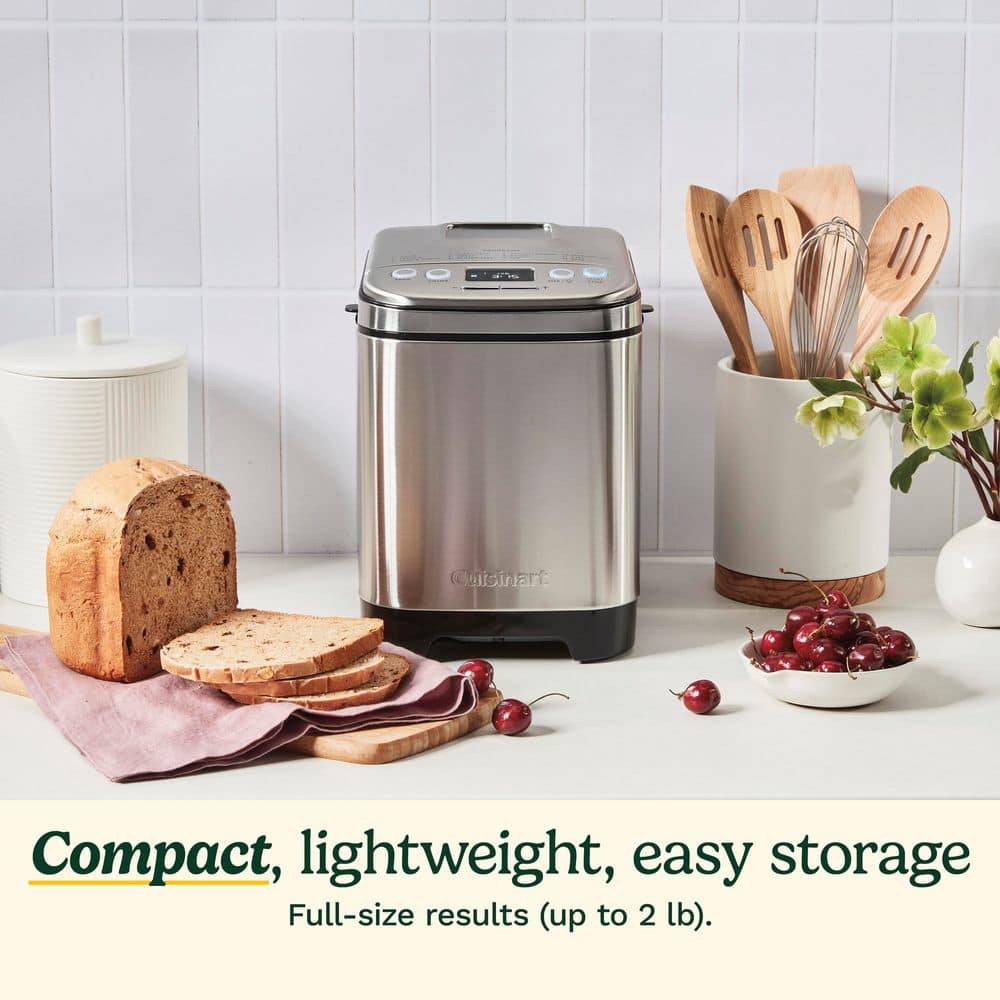 2lb. Stainless Steel Compact Automatic Bread Maker