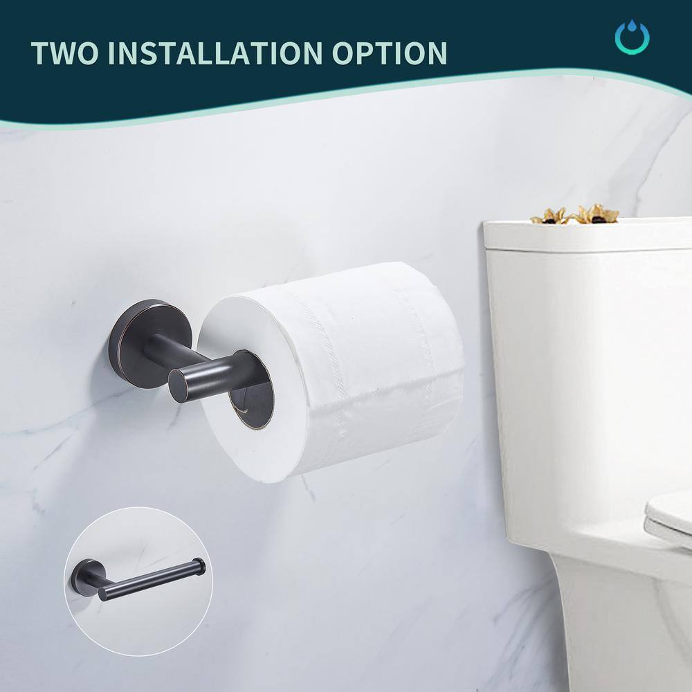 Oil Rubbed Bronze Stainless Steel Wall Mounted Toilet Paper Holder