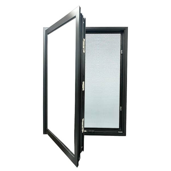 TEZA DOORS 24 in. x 36 in. Casement Left-Handed Outswing Low-E Double ...