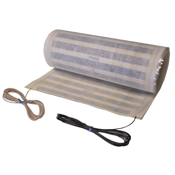 QuietWarmth 5 ft. x 36 in. 240-Volt Peel and Stick Radiant Floor Heating Mat for Tile and Glue-Down Floors (Covers 15 sq. ft.)