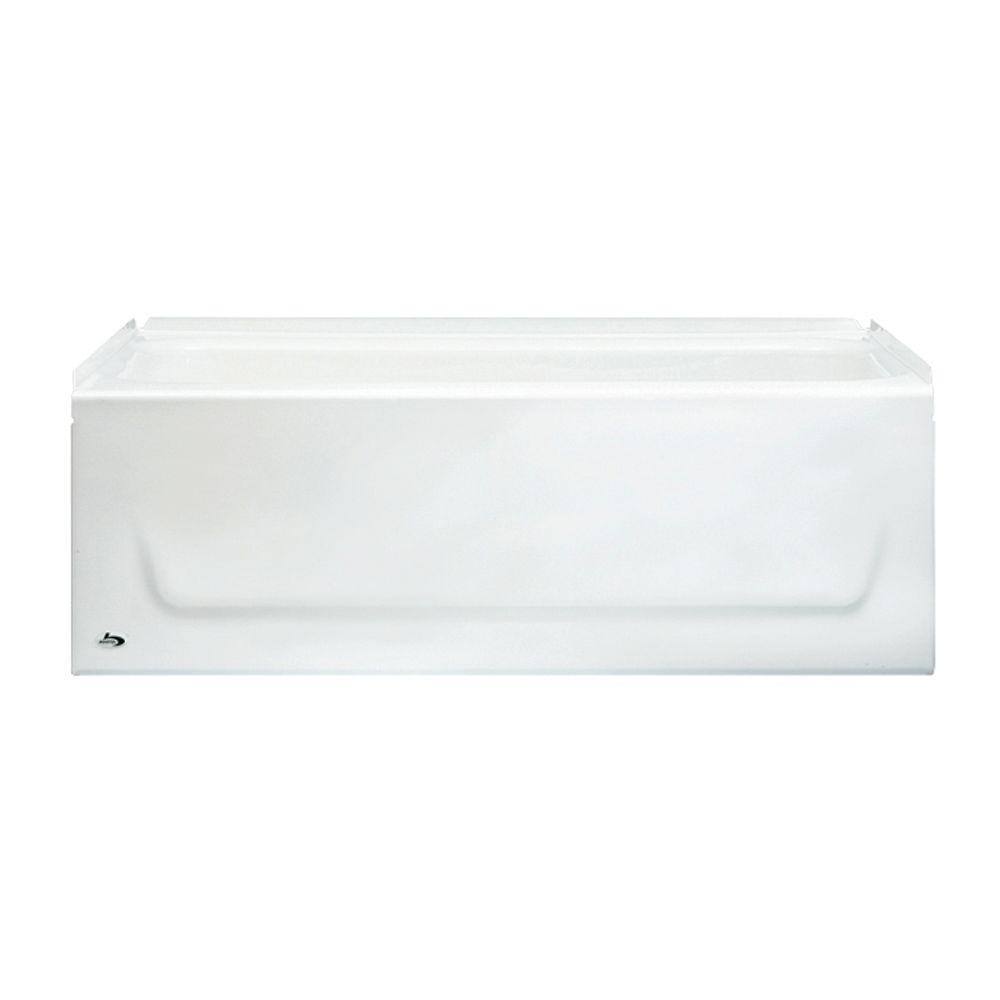 Kona 4-1/2 ft. Left-Hand Drain Soaking Tub in White