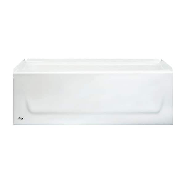 Bootz Industries Kona 54 in. x 30 in. Soaking Bathtub with Left Drain in White