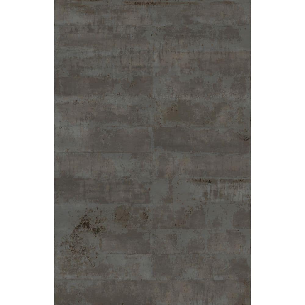 Serenite Xeila Gray/Brown Matte 4 in. x 15 3/4 in. Smooth Ceramic Subway Wa