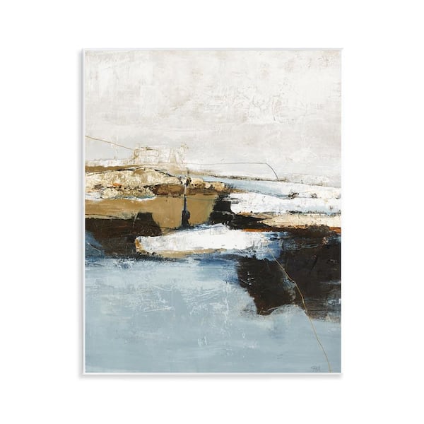 Stupell Industries Rustic Paint Nautical Design by Design Fabrikken Unframed Abstract Graphic Art Print 14 in. x 11 in.