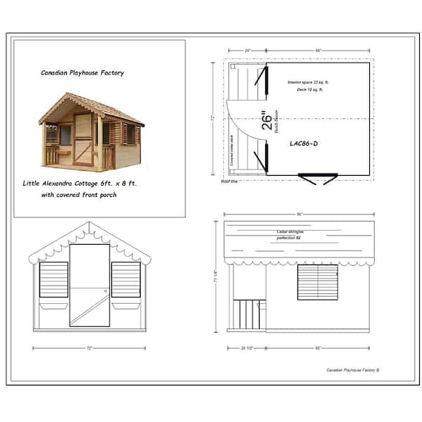 Canadian playhouse on sale