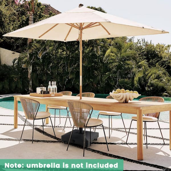 costco patio set with umbrella Wholesalers Patio Table Set With Umbrella Costco ? Cozy Nights, Stylish The  @sunvillaoutdoor Middleton
