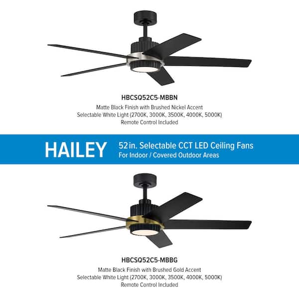 Reviews for Hampton Bay Hailey 52 in. Indoor/Outdoor Covered Matte